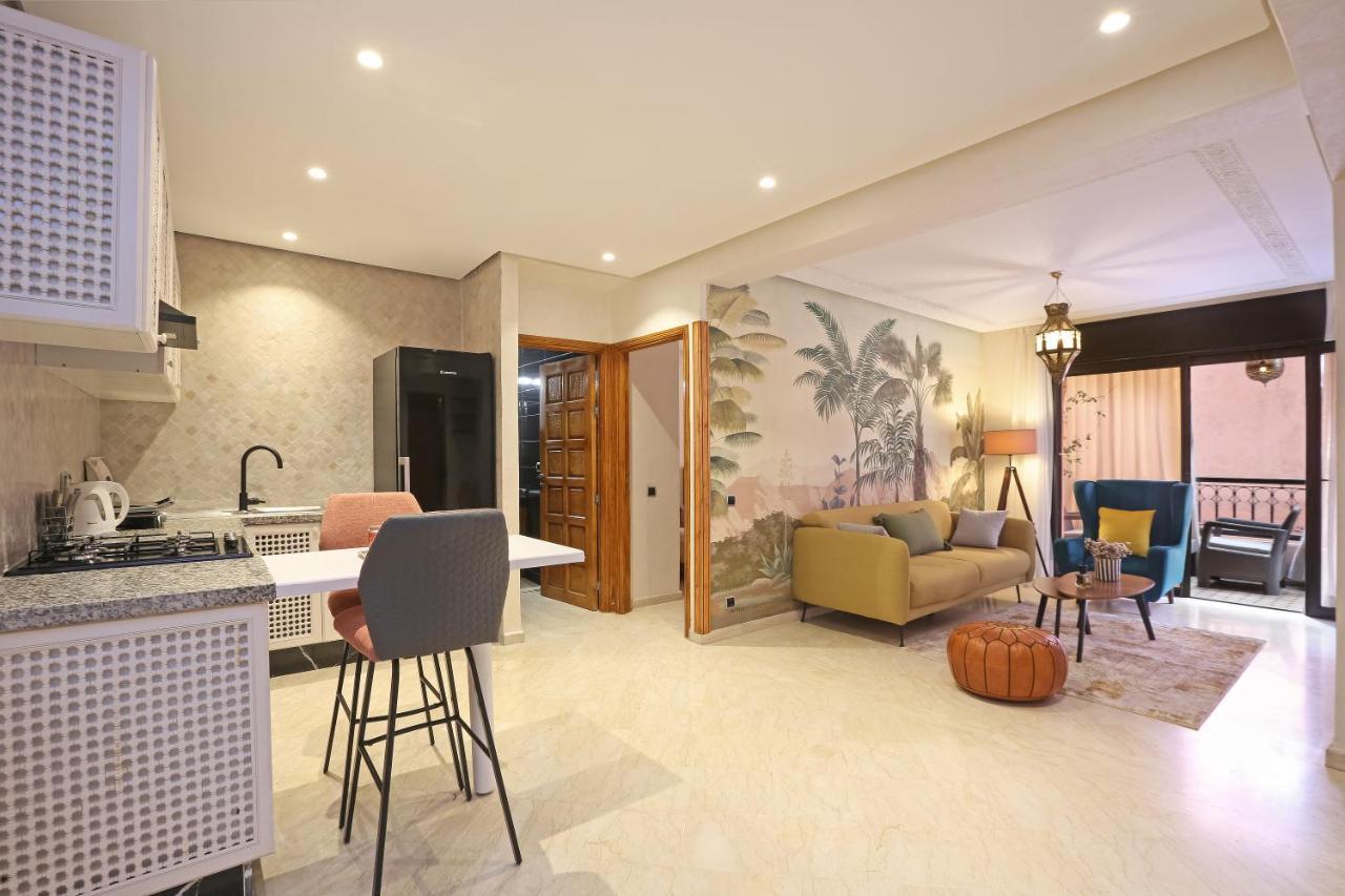 Appartement Moderne En City Center Marrakech-Gueliz Marrakesh Ngoại thất bức ảnh