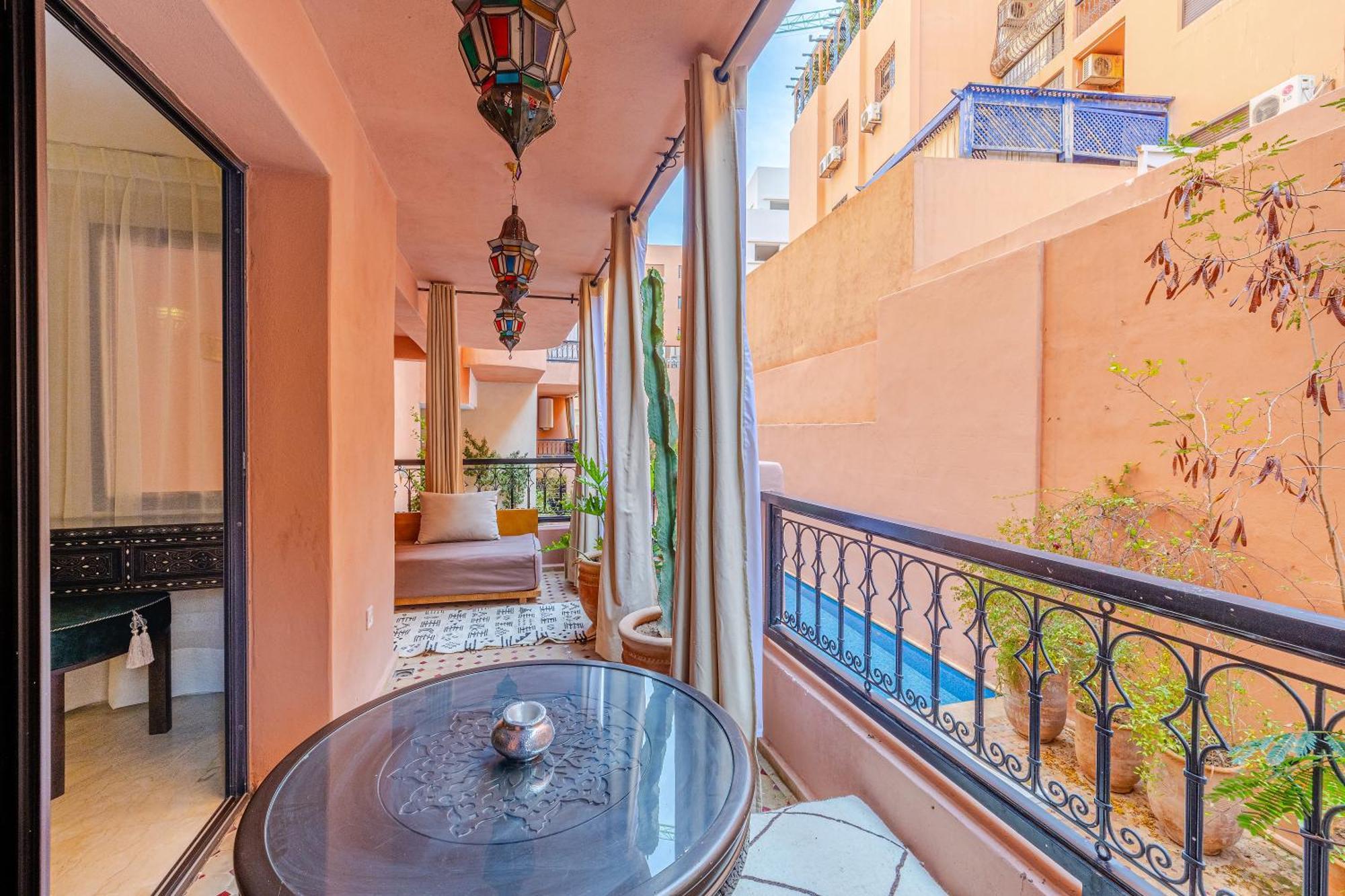 Appartement Moderne En City Center Marrakech-Gueliz Marrakesh Ngoại thất bức ảnh
