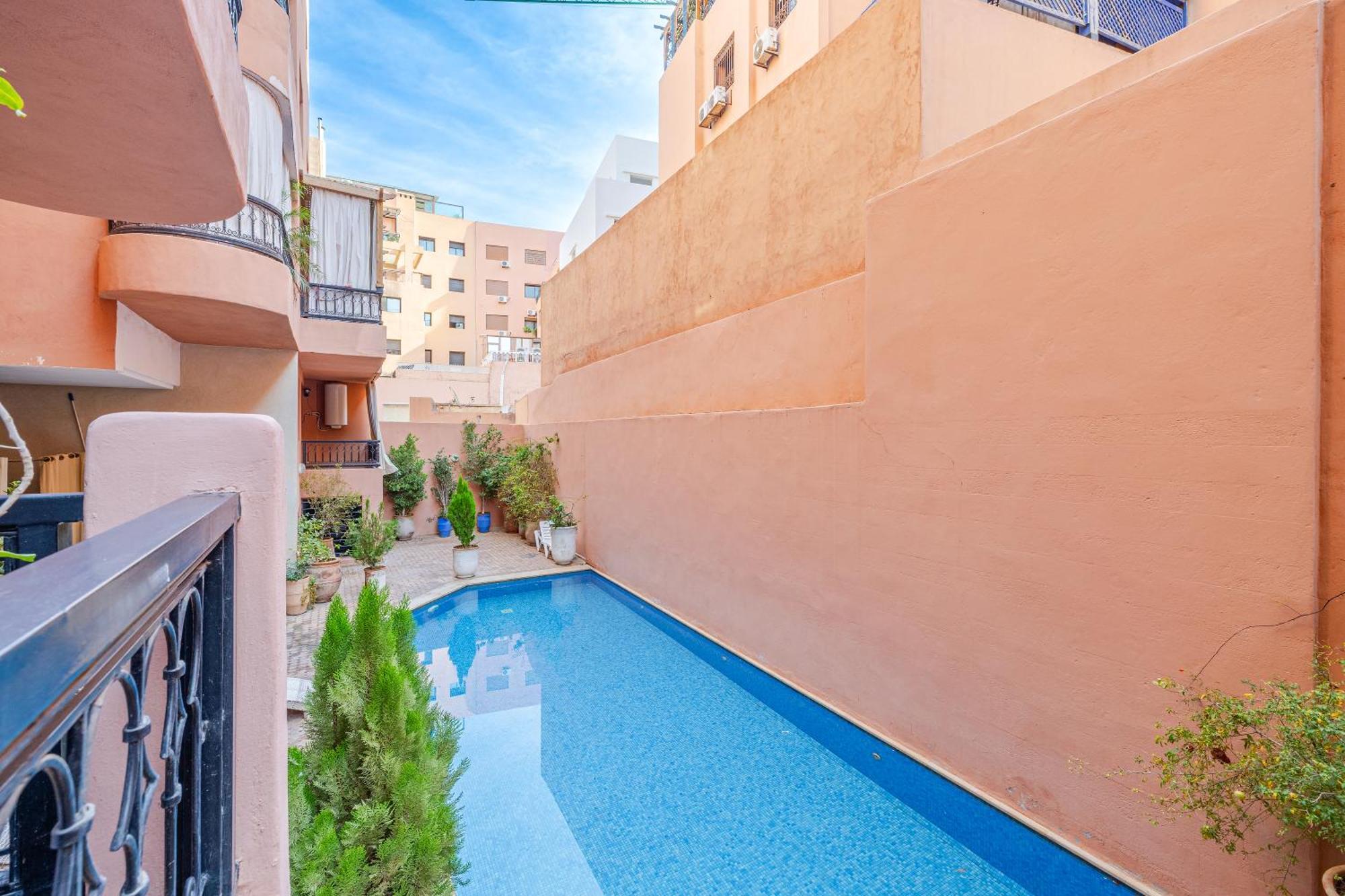 Appartement Moderne En City Center Marrakech-Gueliz Marrakesh Ngoại thất bức ảnh